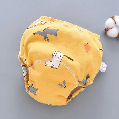 Hhomeenjoy Baby Diaper Pants Cotton Washable Summer Breathable Thin Waterproof