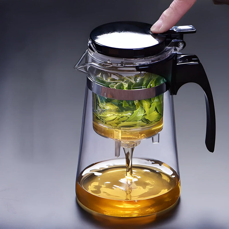 Hhomeenjoy Elegant Japanese Glass Teapot for Perfect Tea Brewing