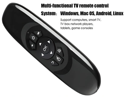 Keymote™ C120 BT Smart Air-Mouse - 3-in-1 wireless keyboard, air mouse, and smart remote control
