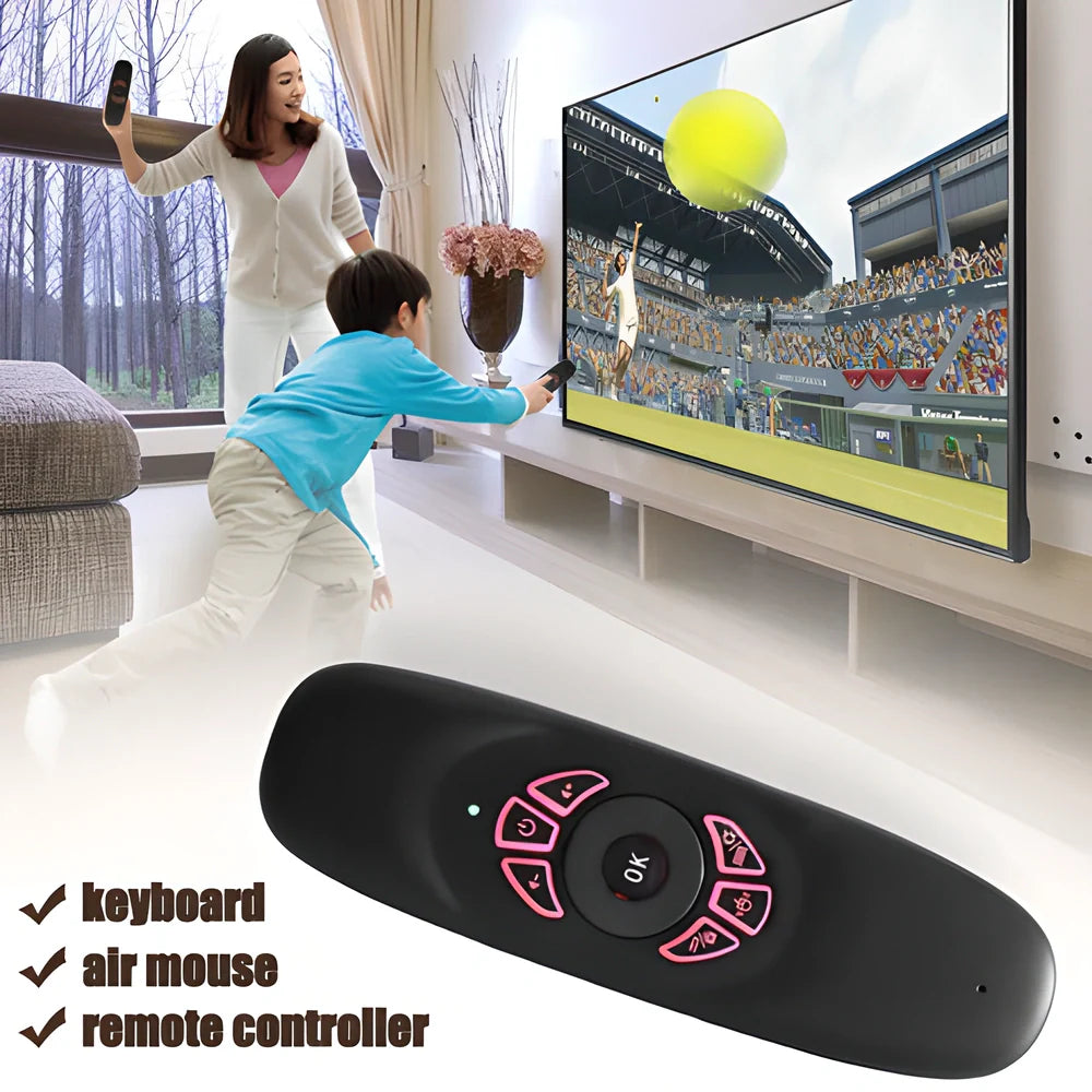 Keymote™ C120 BT Smart Air-Mouse - 3-in-1 wireless keyboard, air mouse, and smart remote control