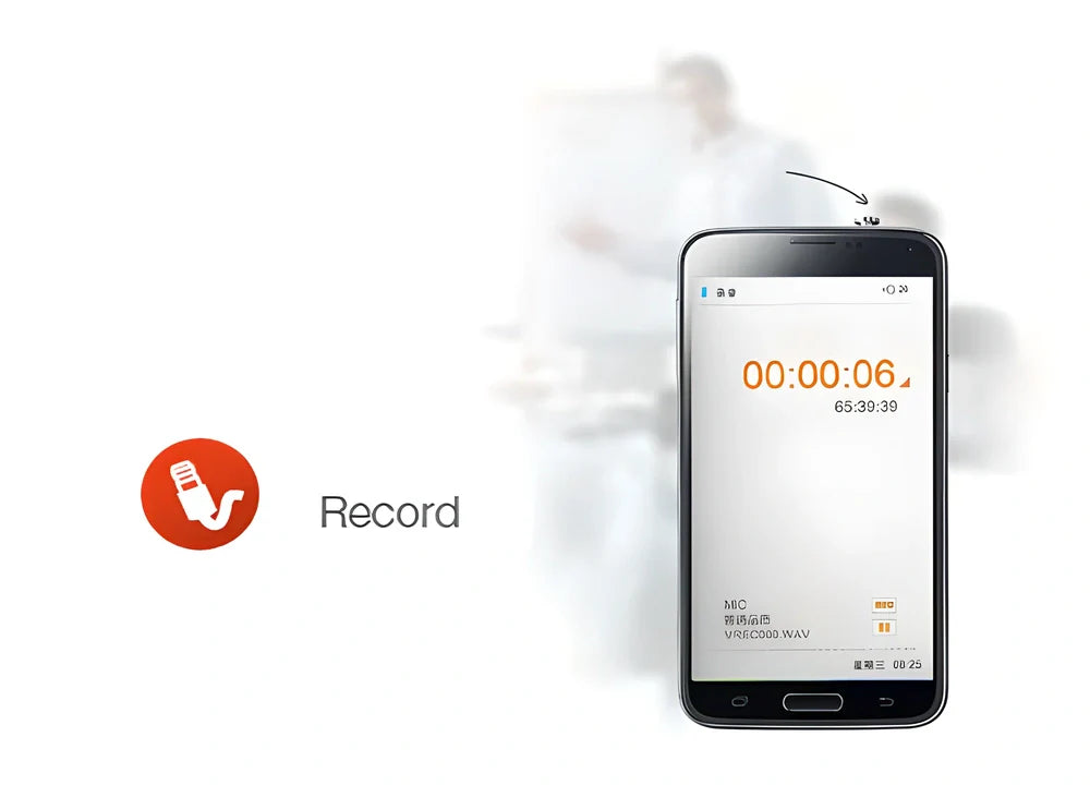 Two Smart Buttons for Android devices, allowing instant access to apps and functions with a simple press