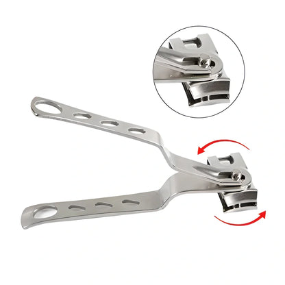 Durable Ergonomic Rotating Nail Clipper with 360-degree Rotating Head and Comfortable Grip for Convenient Nail Trimming