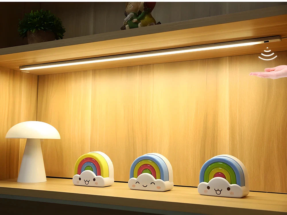Touchless Multicolor Smart LED Light with hands-free activation and color-changing capabilities