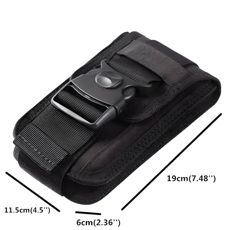 Hhomeenjoy  Tactical Molle Phone Pouch with Card Slots & Money Pockets
